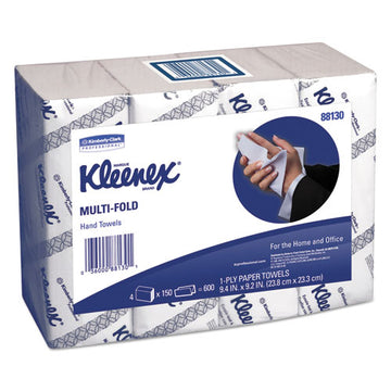 Kleenex® Multi-fold Paper Towels,(4) 4pk Bundles, 9 1-5x9 2-5, White, 150-pack, 16-carton freeshipping - TVN Wholesale